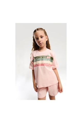 U.s. Polo Assn. Kız Çocuk Somon Pijama Takım 50312393-vr047 SOMON