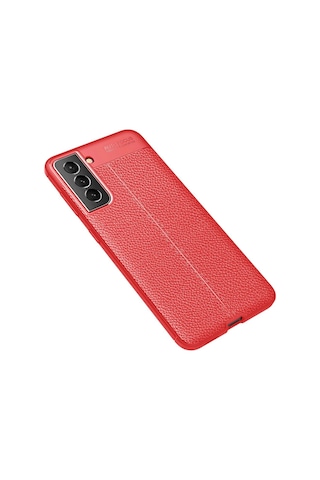 Gld-spt- Newface Samsung Uyumlu Galaxy S21 Fe Kılıf Auto Focus Kapak - Kırmızı