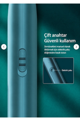 Usb Şarjlı Uv Işıklı Elektrikli Sivrisinek Öldürücü Raket Sinek Öldürücü Arı Sivri Sineksavar 1