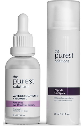 The Purest Solutions Peptide Complex Serum 30 ML + Radiance Eye Contour Serum 30 ML