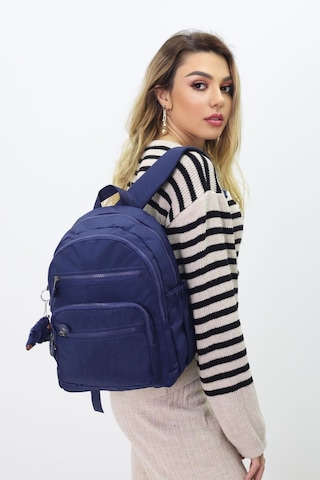 Sevimli Peluş Figürlü Günlük Kadın Sırt Çantası Şık, Kullanışlı, Okula Ve Seyahate Uygun Lacivert