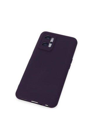 Realme 9i 4g Kılıf Nano İçi Kadife Silikon - Mor Renkli