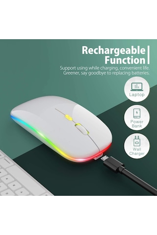 Blackbird Game Center BWM6 Kablosuz 1600DIı Işıklı Kablosuz Mouse