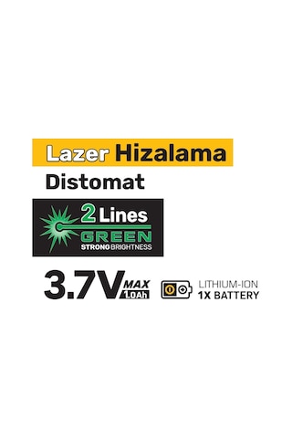 Sgs5427 Lazer Hizalama Distomat 2 Lines Green - Otomatik Ve Manuel Tesviye Modu