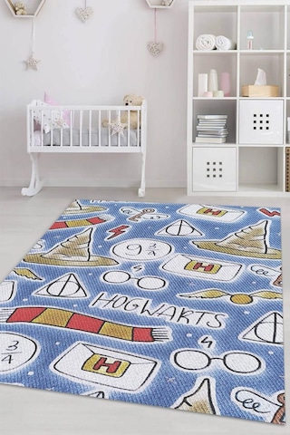 Homshtag Sihir Okulu Harry Potter Desenli Halı Çok Renkli Halı Çok Renkli