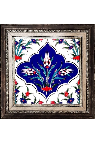 Armada Çini 20X20 Cm Ac 45 Kütahya Çinisi Iznik Desenli Çini Pano Armada Çini 20X20 Cm Ac 45 Kütahya Çinisi Iznik Desenli Çini Pano