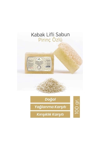 Tubalife Pirinç Özlü ve Kabak Lifli Doğal Sabun 100 G