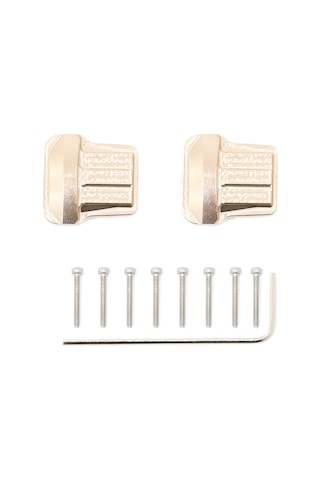 Kosona Traxxas 1/18 Trx4m Land Rover Defender Ve Ford Rampage İçin Ön Ve Arka Aks Kapağı, Pirinç Yükseltme Parçası