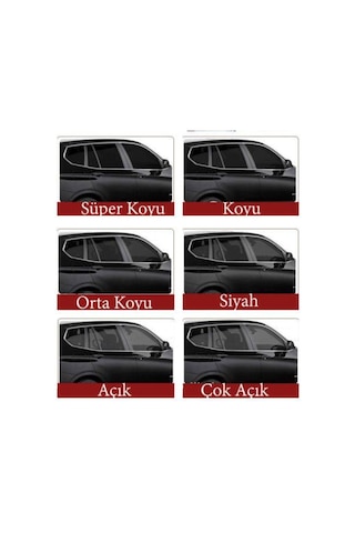 Carub Amerikan Çizilmez Açık Siyah Cam Filmi 75 Cm
