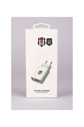 Beşiktaş Lisanslı Apple Uyumlu iPhone Şarj Kablosu Ve Şarj  Adaptörü