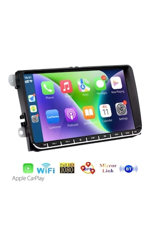 Vw 9'' İnch 4/64gb Volkswagen-seat-skoda Andriod Car Playli Oto M