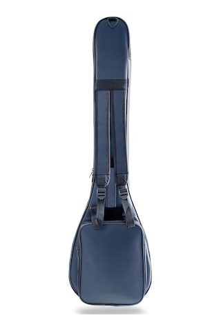 Profesyonel Su Geçirmez 20 Mm Pedli Gigbag Uzun Bağlama Saz Kılıfı Lacivert