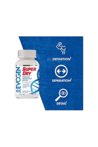 Evogen Super Dry Premium Water Control Matrix Fat Burner 45 Kapsül