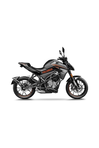 Cfmoto 250 Nk Pull&bear Orta Şase Tasarım Motosiklet Sticker Etiket Modeli Turuncu