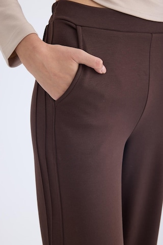 Vitrin Beli Lastikli Geniş Paça Eşofman Pantolon Kahve