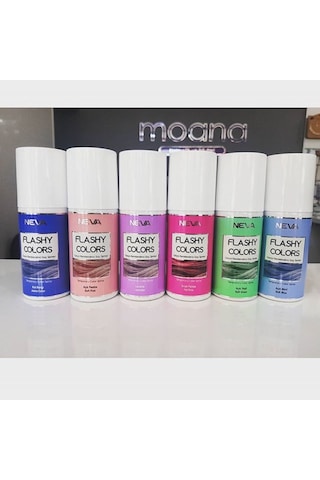 Neva Flashy Colors Geçici Renkli Saç Spreyi / Rengini Seç