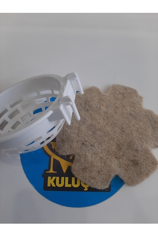 Mh Kanarya Kuş Yuvalığı Yuva + Keçe 3 Adet