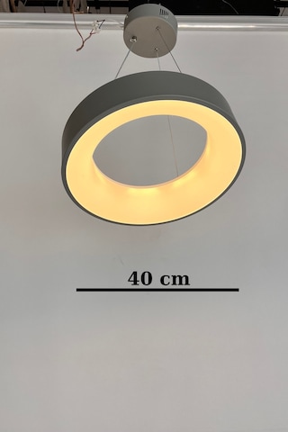 Modern Gri Halka Led Sarkıt Avize - Minimalist Çember Tasarım Modern Gri Halka Led Sarkıt Avize - Minimalist Çember Tasarım