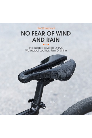 Xindoker Bisiklet Jantı, Orman Ve Yol Bisikletleri İçin Konforlu, Havalandırmalı, Şok Emici Siyah Podium 300g, Pu+metal Siyah