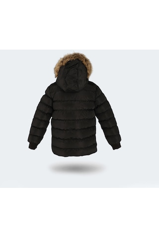 Slazenger  CALISTO NEW Çocuk Kapüşonlu Şişme Siyah Mont & Kaban