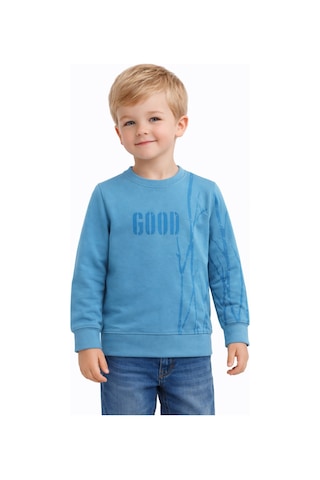 Baglan Erkek Çocuk Önü Arkası Baskılı Sweatshirt Bgl-st05240 Yeşil