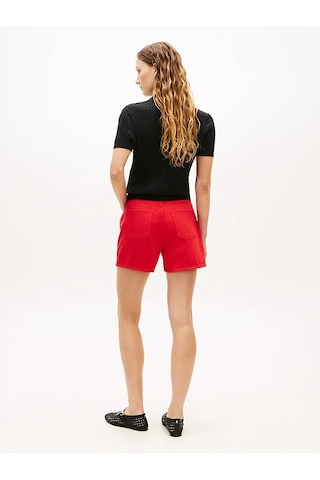 Tommy Hilfiger Dnm Clr Mını Short Hw Kadın Turuncu - Ww0ww49579