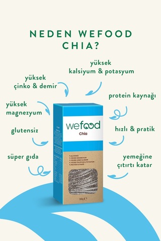 Wefood Siyah Chia 300 G
