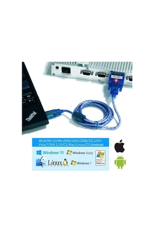 Ut-8801 Usb Rs232 Dönüştürücü Kablo 1,5 Metre