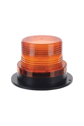 Çift Fonksiyonlu Led Çakar Tepe Lambası 10-80v, Turuncu Uyarı Işığı, Mıknatıslı Ve Sabit Montajlı Araç Tepe Lambası