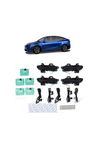 Tesla Model Y - Model 3 V5 - V6 Pro Otomatik Kapı Açma Kolu Seti - 4 Adet