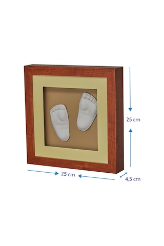 Baby Memory Prints Bmp081 3D Çerçeve (Ceviz) Kahverengi