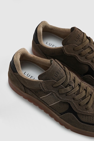 Lufian Alex Erkek Deri Sneaker Ayakkabı Kum