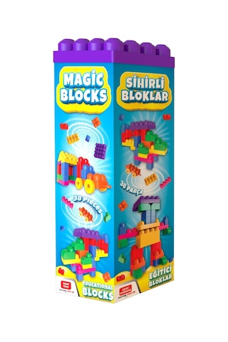 Sihirli Eğitici bloklar 38 Parça Multi Bloklar