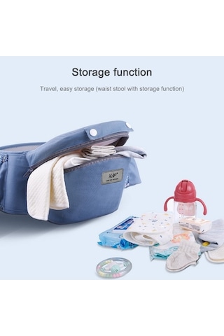 Trendooze Yenidoğan Tozu Taburesi Pembe Pamuk Mevsim Kiraz Fonksiyonlu Dört Çok Bel Askılı Wq