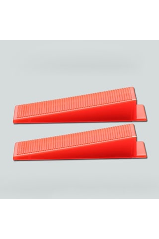 Sones 100 Adet Fayans Zemin Bulucu Ekleme Fayans Düzleştirici Kama Düzleştirme Makinesi Plaka Düzleştirme Sistemi Yardım Aracı Og6480