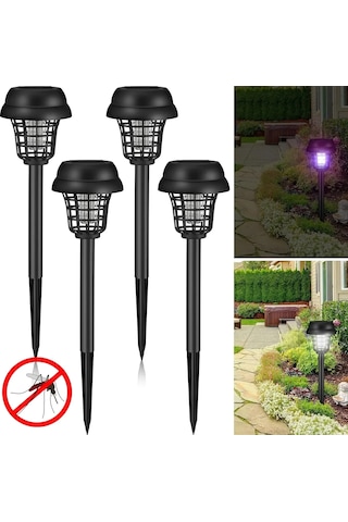 Güneş Sivrisinek Katili Lamba Ev Bahçe Su Geçirmez Sivrisinek