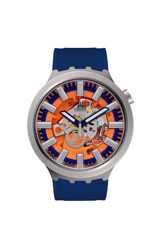 Swatch Sb07s114 Orange In The Works Erkek Kol Saati