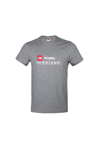 The North Face M Gps Tee Istanbul Rec Erkek Günlük Tişört Nf0A7Zc2Dyy1 Gri