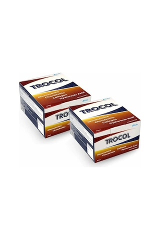 Trocol Glukozamin Kolajen Hyaluronic Acid 60 Şase x 2 Adet