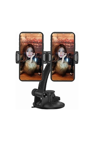 Unico LX-09 Tablet ve İki Telefon Uyumlu Jelli Vantuzlu Araç Tutucu
