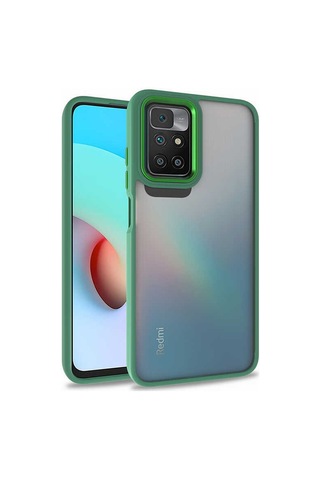 Xiaomi Redmi 10 Kılıf Zore Flora Buton,Kenar Çevresi Renkli Kılıf