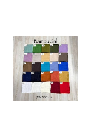Myreal Bambu Kraş Şal Gül Kurusu - Ütü Gerektirmeyen Doğal Doku 90x200 Cm