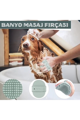8 Parça Evcil Hayvan Tarak Makas Seti Kedi Ve Köpek Bakım Makası Banyo Fırçası Su Kasesi