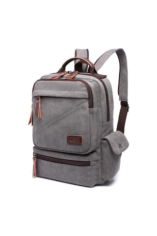 Cactive C-active Kanvas Kumaş Orta Boy Sırt Çantası 1261 Gri