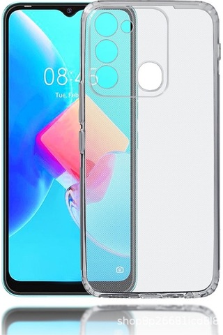 Tecno Spark 8c Kapak Kamera Korumalı Süper Silikon Şeffaf Kılıf