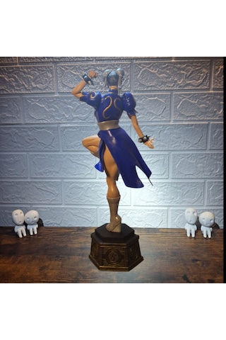 Street Fighter - Chun-li El Yapımı Koleksiyon Figürü 38 Cm