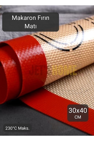 Silikon Mat Makaron Yapıcı Mat Pişirici Mat Fırın Matı Silpat 40 30 Cm