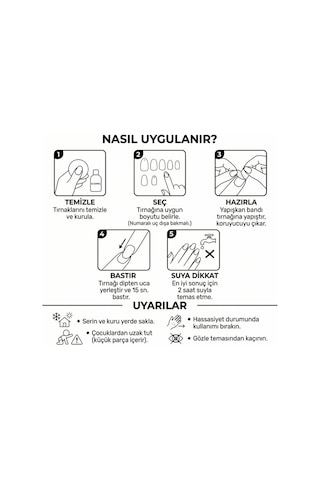 Louésse Berry Mist Takma Tırnak 12 Li Pembe Mor Geçişli Fresh Nail Set