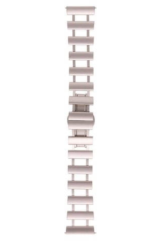 Galaxy Watch 46mm Uyumlu Ubm- Krd-96 22mm Metal Kordon-siyah