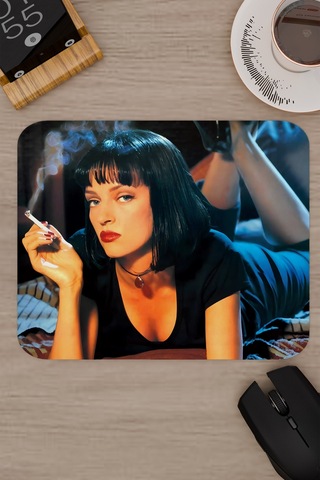 Pulp Fiction Ucuz Roman Tarantino V1 22x18 Gaming Kauçuk Kaymaz Taban Mouse Pad Fare Altlığı